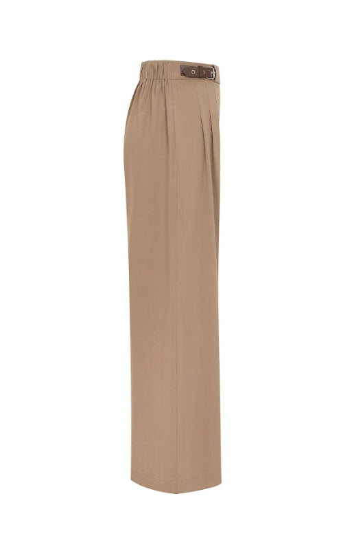 Belted Pleated Pant