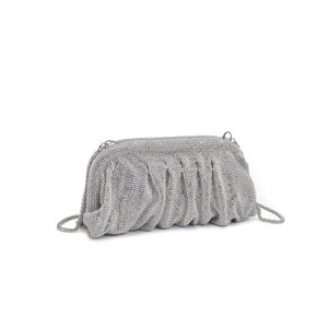 Irina Silver evening bag