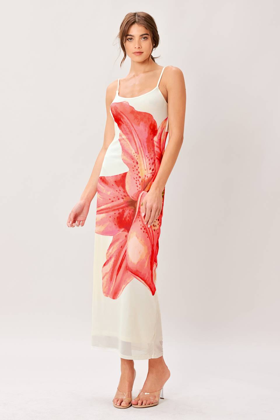 Floral Print Midi Dress