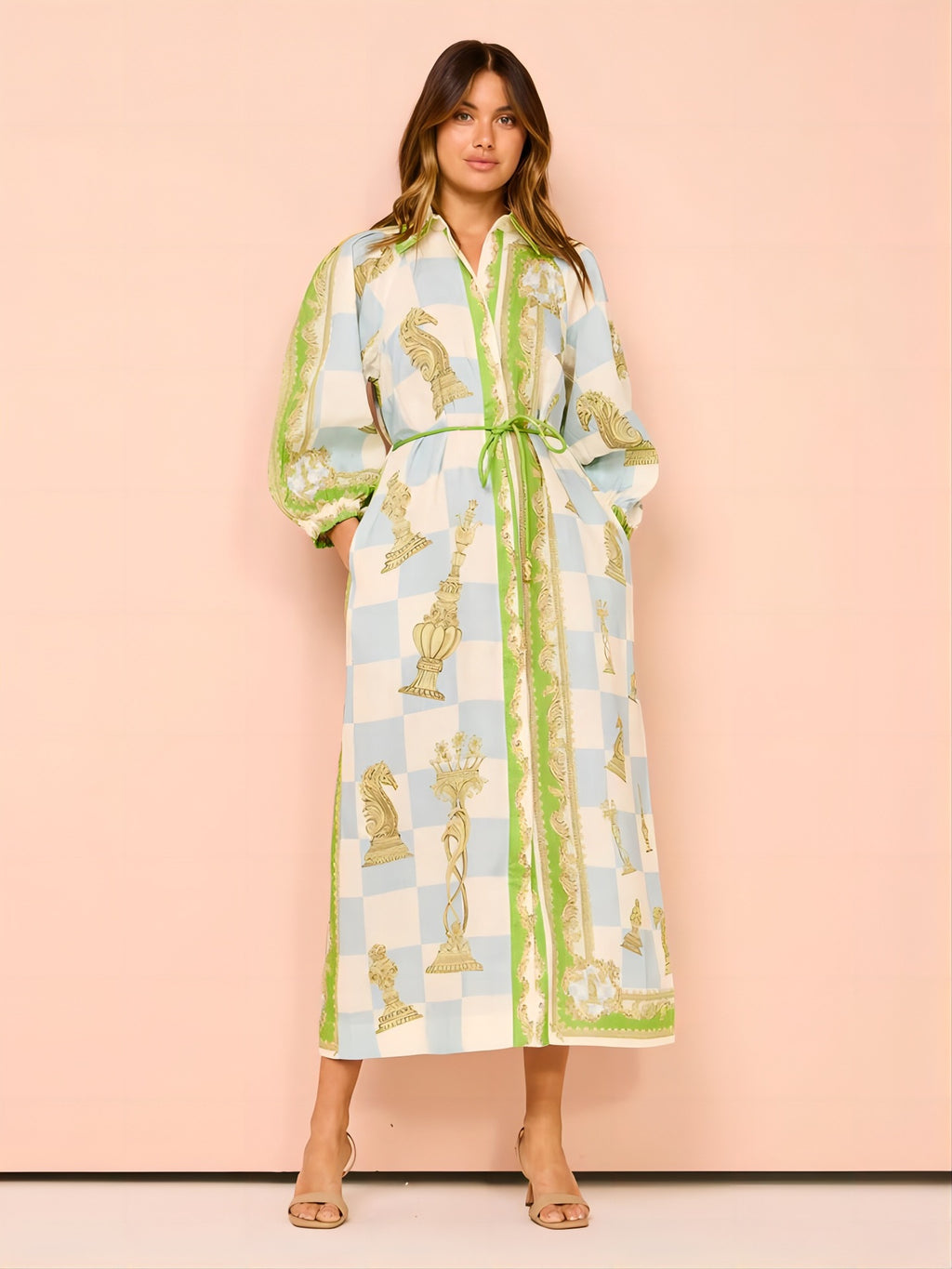 Versace Print Dress