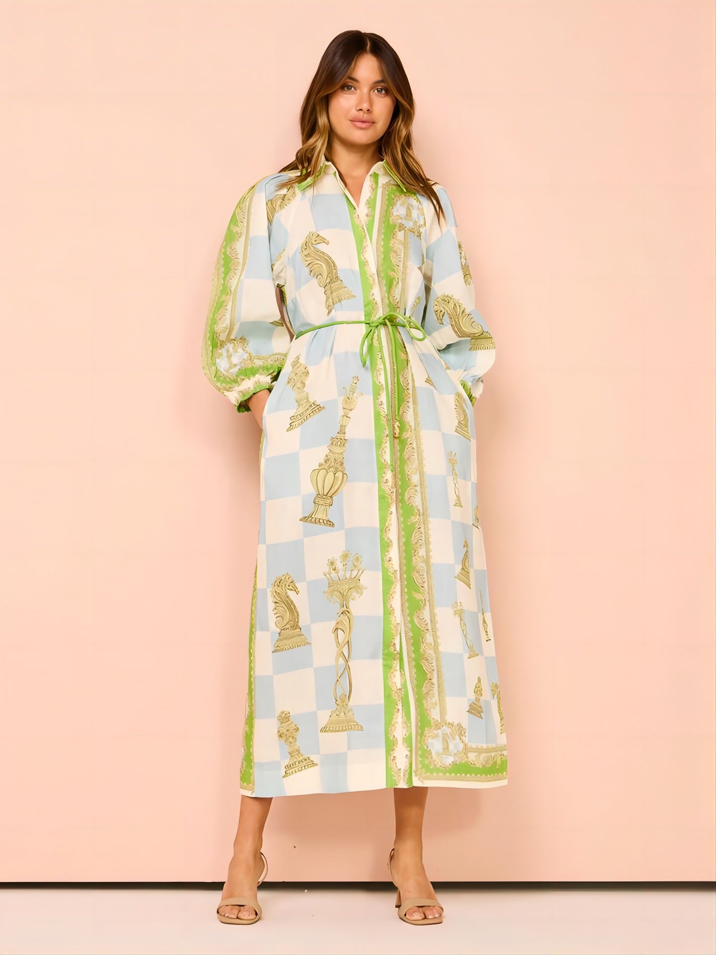 Versace Print Dress