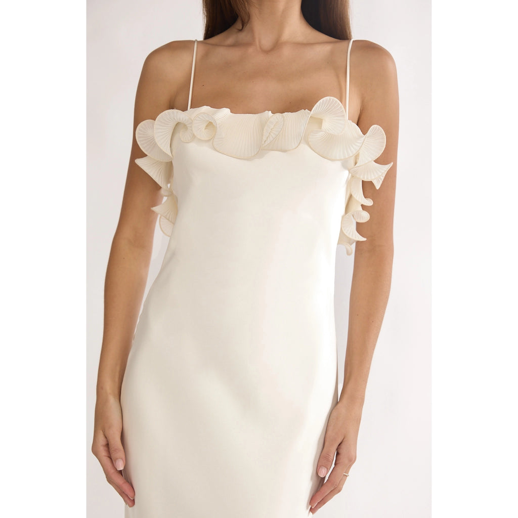 Ruffle Midi Dress