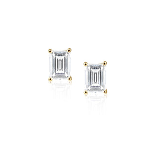 Katie Emerald Cut Earrings