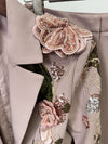 Handmade Floral Pant and Blazer Set