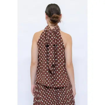Polka Dot Midi Skirt