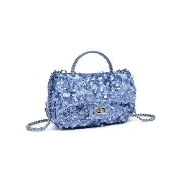 Ella evening bag in light blue