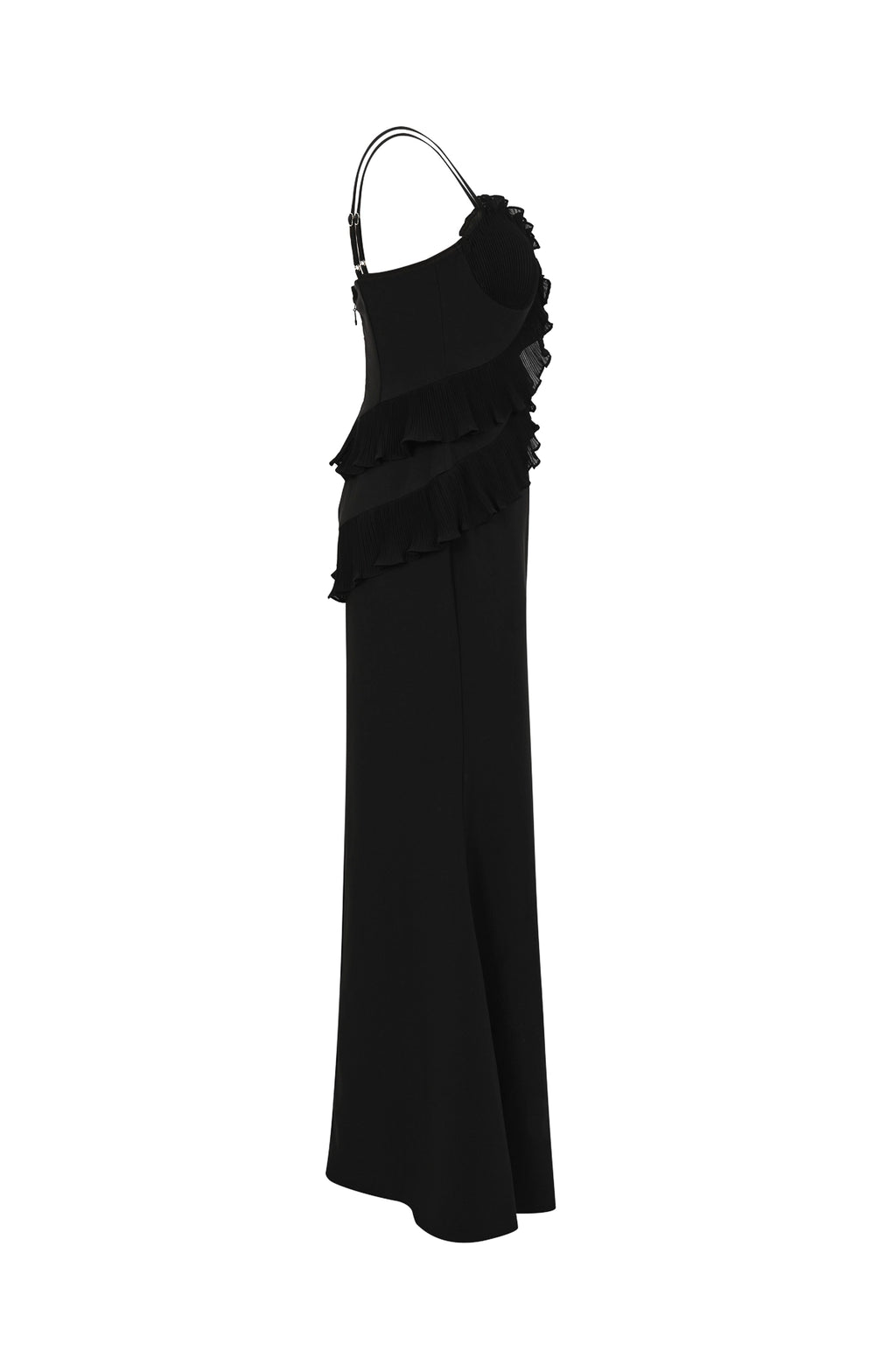 Little Black Ruffle Dress