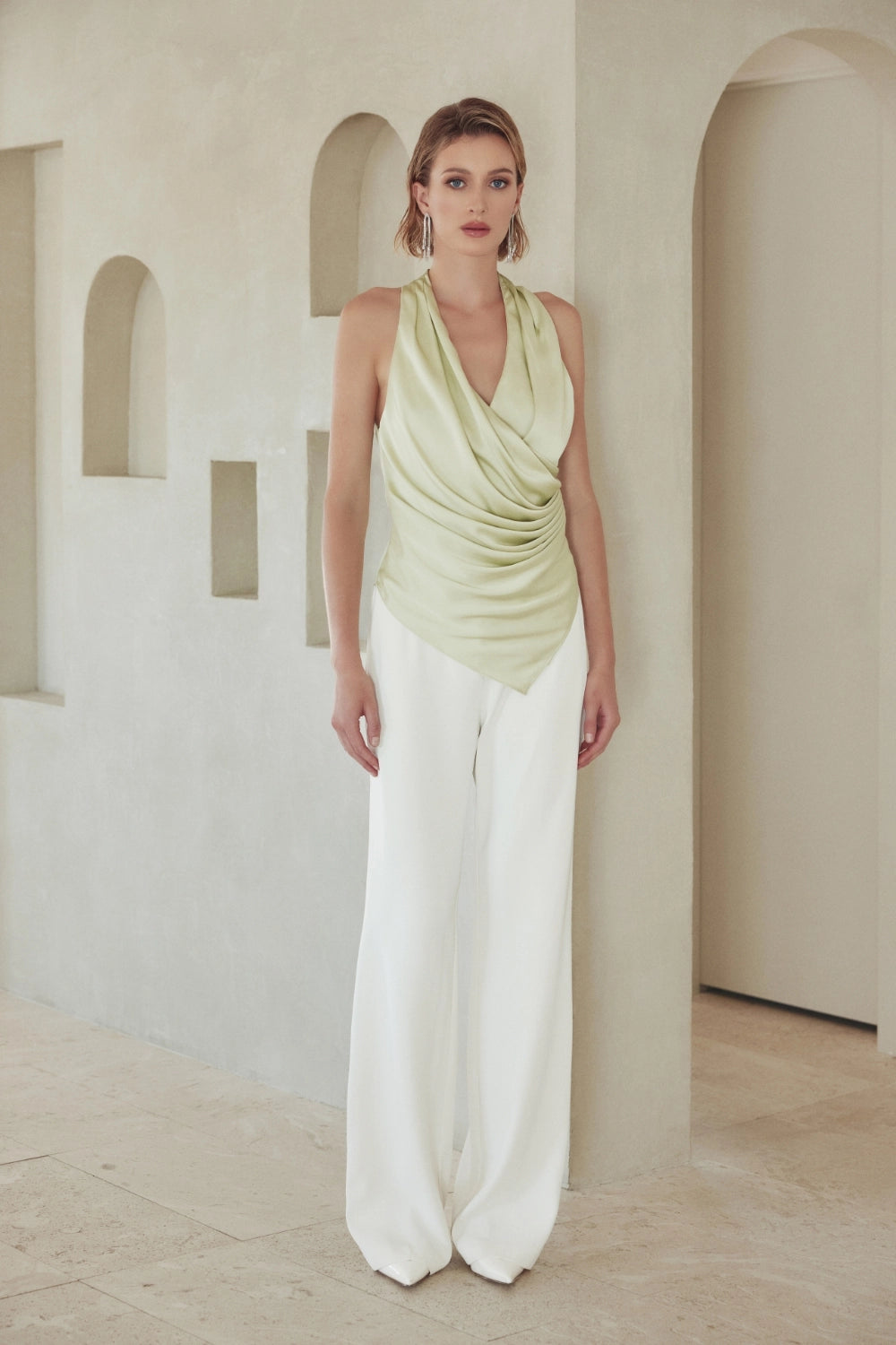 Light Green Halter Top