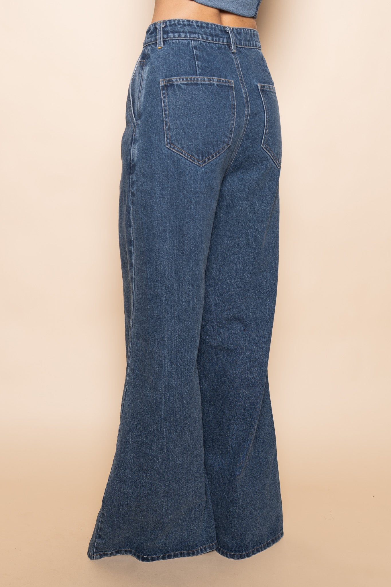 Denim Strapless Top