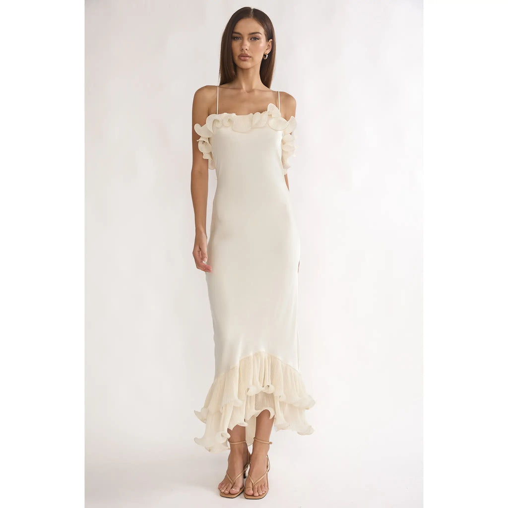 Ruffle Midi Dress