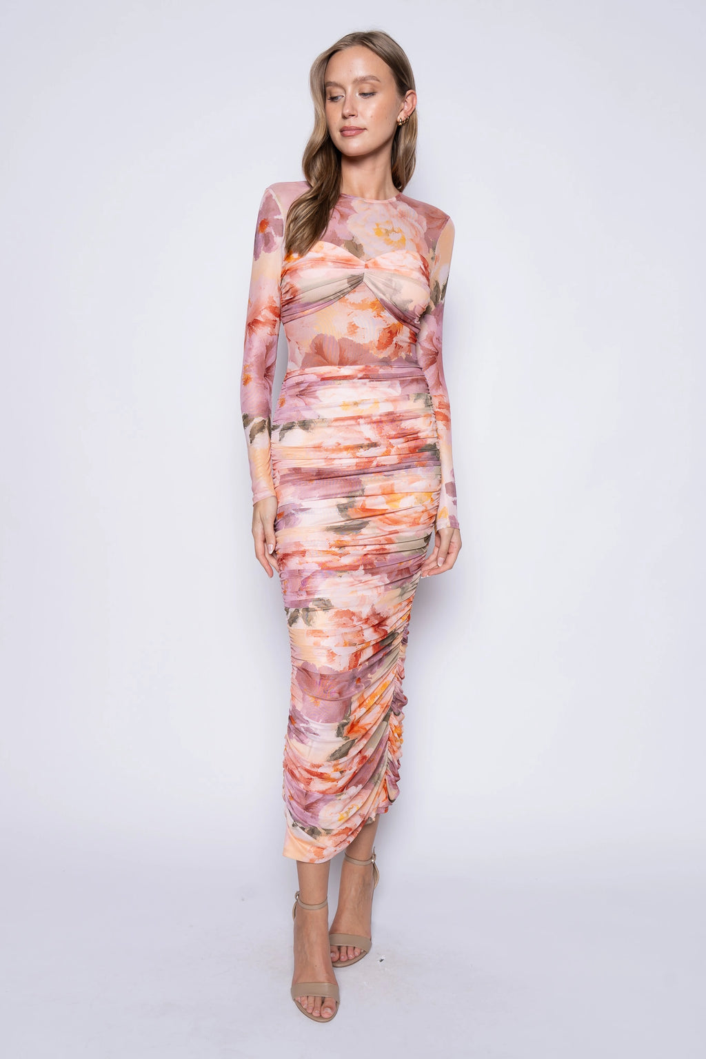 Mesh Floral Dress
