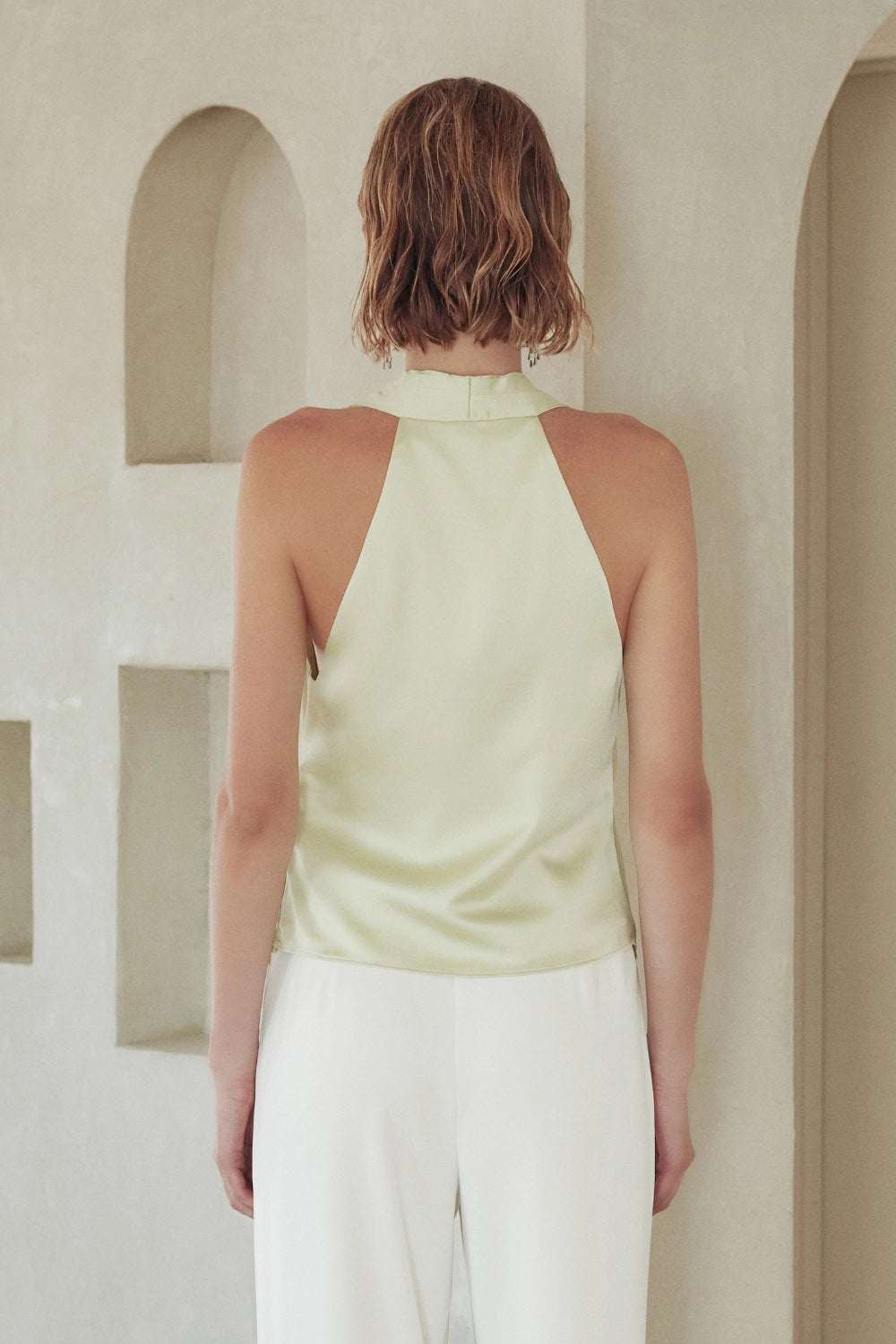 Light Green Halter Top
