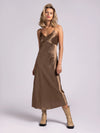 Bronz Slip Dress