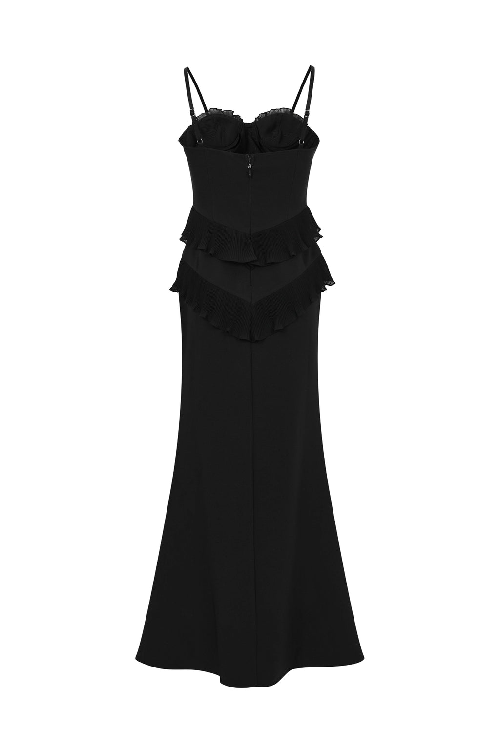 Little Black Ruffle Dress