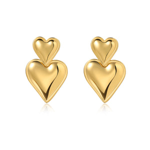 Brynn Heart Earrings