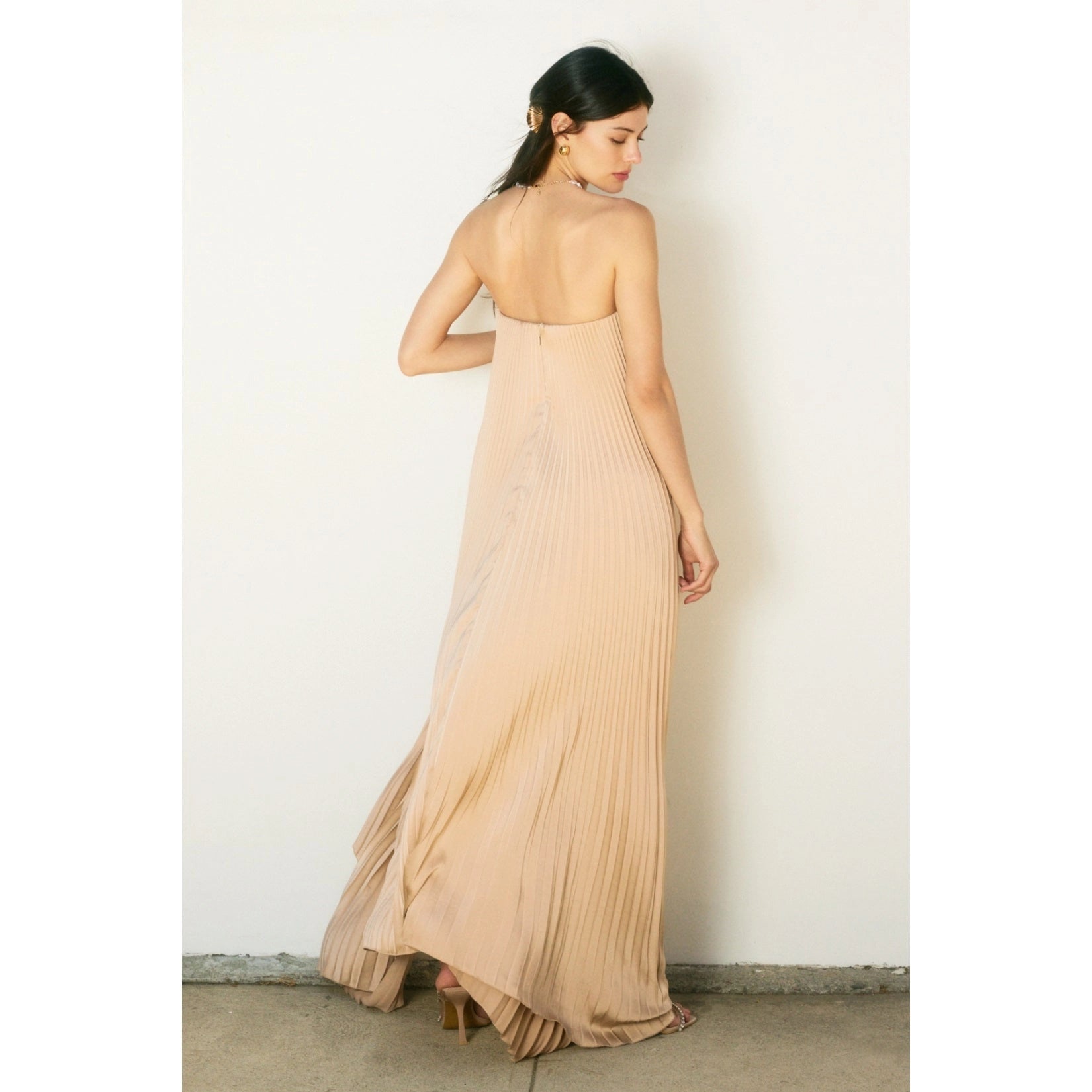 Oyster Off The Shoulder Dress