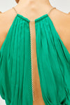 Vivid Green Open Back Chain Dress *Final Sale*
