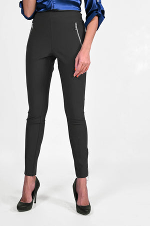 Black Zipper Pocket and ankle Pant