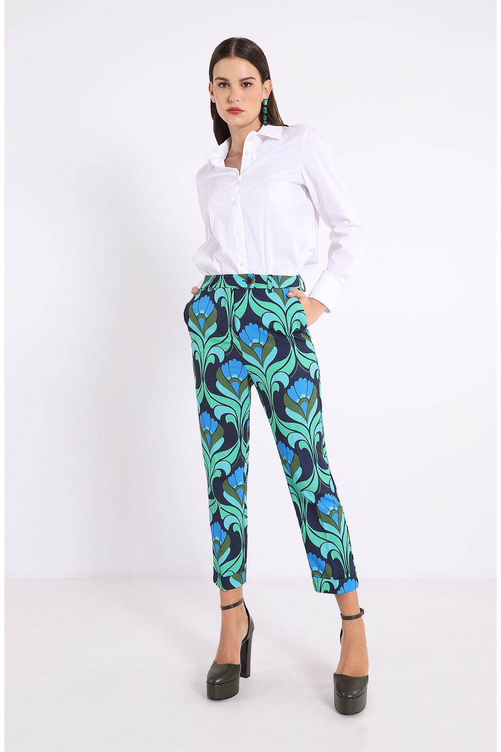 Variante Cropped Slim-fit Dixie Trousers