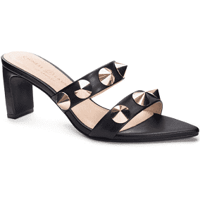 Yarley Studded Heel - Black